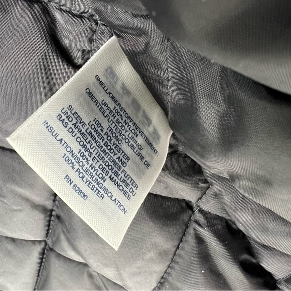 Lands' End Women's Black Squall Thick Heavy Jacket Coat XL Waterproof - Picture 6 of 11